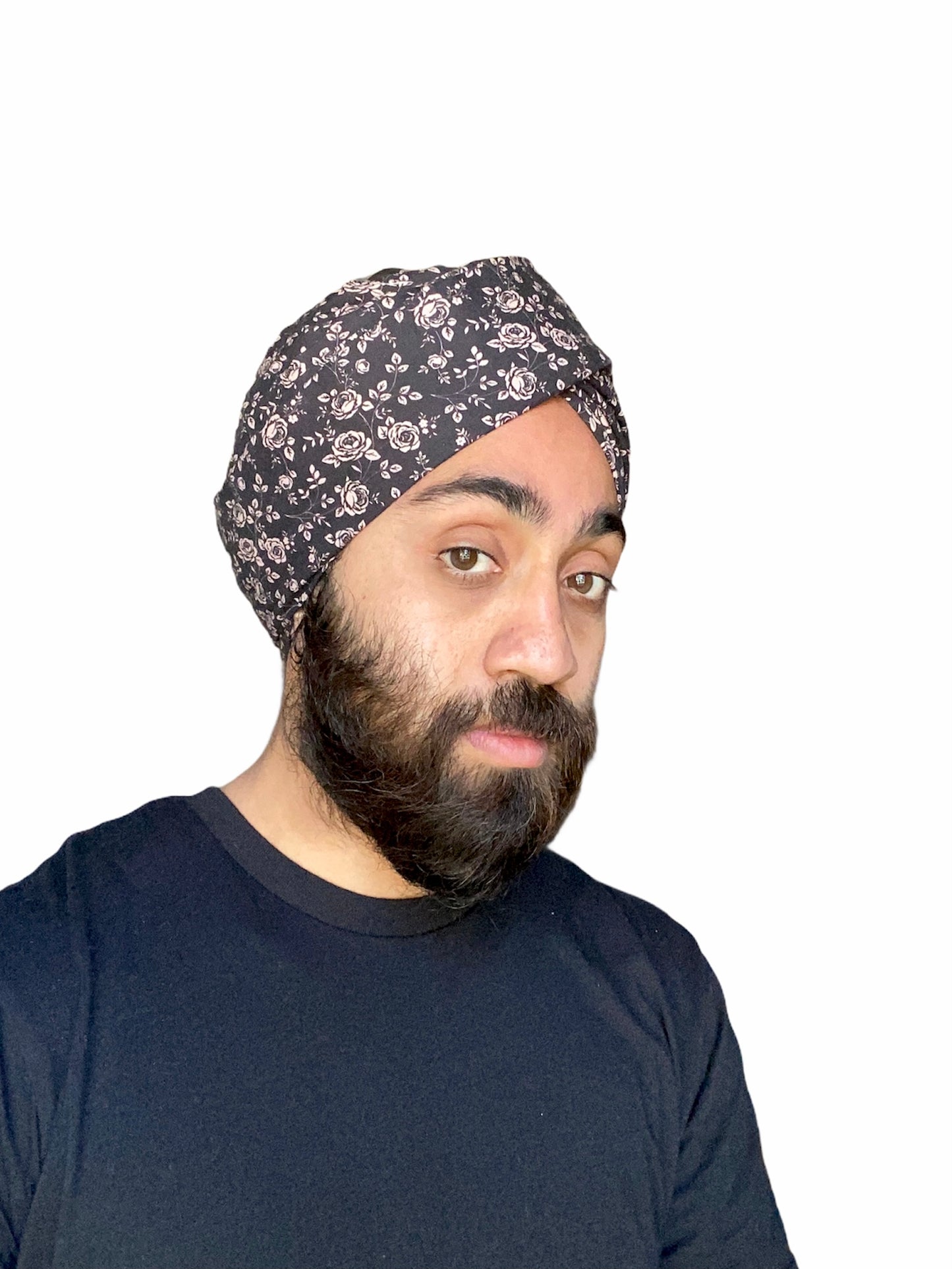 NOIR [Printed Turban]