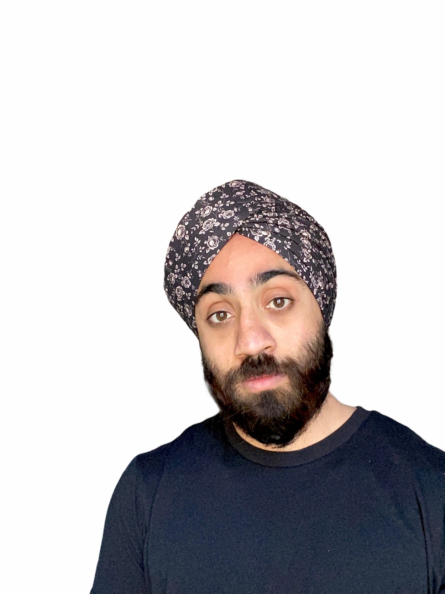 NOIR [Printed Turban]